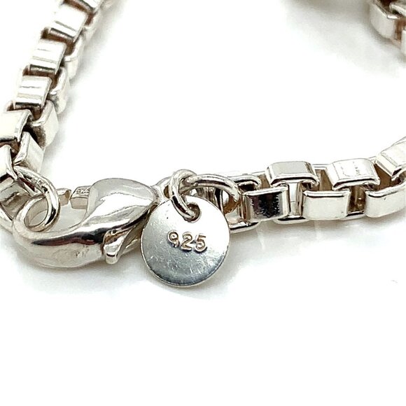 Tiffany & Co. Venetian Box Link Sterling Silver Necklace - Picture 3 of 4